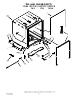 Preview for 5 page of KitchenAid KUDE60FVBL - Superba EQ Fully Integrated Dishwasher Wit Parts List