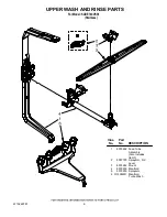 Preview for 9 page of KitchenAid KUDE70CVSS1 Parts List