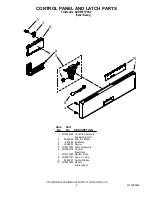 Preview for 2 page of KitchenAid KUDE70FVPA - Fully Integrated Dishwasher Parts List