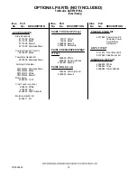 Preview for 15 page of KitchenAid KUDE70FVPA - Fully Integrated Dishwasher Parts List