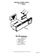 Preview for 2 page of KitchenAid KUDE70FVSS1 Parts List