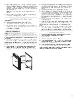 Предварительный просмотр 11 страницы KitchenAid KUDF204EPA Installation Instructions And Use & Care Manual