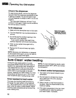 Preview for 12 page of KitchenAid KUDG23HB Use & Care Manual