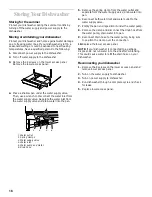 Preview for 16 page of KitchenAid KUDG25SH Use And Care Manual