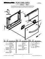 KitchenAid KUDH03DTBL - ARCHITECT II 24" Dishwasher Parts List preview