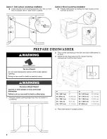 Preview for 8 page of KitchenAid KUDH03DTBL0 Installation Instructions Manual