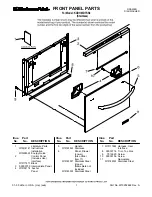 Preview for 1 page of KitchenAid KUDH03DTSS0 Parts List