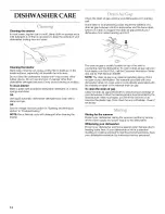 Preview for 14 page of KitchenAid KUDI011L Use & Care Manual