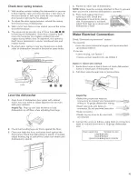 Preview for 15 page of KitchenAid KUDI01DLBL6 Installation Instructions Manual