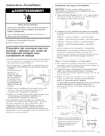 Preview for 43 page of KitchenAid KUDI01DLBL6 Installation Instructions Manual