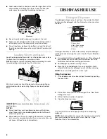 Preview for 8 page of KitchenAid KUDI01FK Use And Care Manual