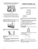 Preview for 8 page of KitchenAid KUDI01TJ Use & Care Manual