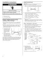 Preview for 6 page of KitchenAid KUDI02FRBL1 Installation Instructions Manual