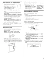 Preview for 13 page of KitchenAid KUDI02FRBL1 Installation Instructions Manual