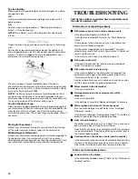 Preview for 14 page of KitchenAid KUDJ01TJ Use And Care Manual