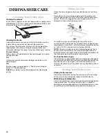 Preview for 14 page of KitchenAid KUDK01TK Use And Care Manual