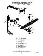 Preview for 12 page of KitchenAid KUDK03FTBL - Dishwasher w/ 4 Cycle Arch II Parts List