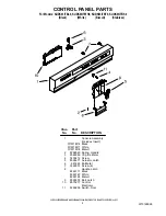 Preview for 2 page of KitchenAid KUDK03ITBL - 24 Inch Full Console Dishwasher Parts List