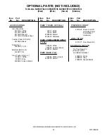 Preview for 14 page of KitchenAid KUDK03ITBL - 24 Inch Full Console Dishwasher Parts List