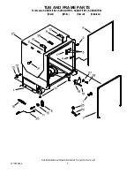 Preview for 5 page of KitchenAid KUDK03ITBL3 Parts List