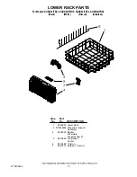 Preview for 13 page of KitchenAid KUDK03ITBL3 Parts List