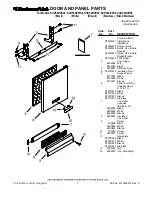 KitchenAid KUDK30IVBS0 Parts List preview