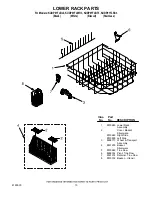 Preview for 13 page of KitchenAid KUDP01FLBL3 Parts List