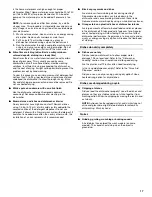 Preview for 17 page of KitchenAid KUDR01TJ Use And Care Manual