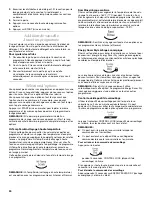 Preview for 30 page of KitchenAid KUDR01TJ Use And Care Manual