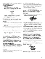 Preview for 31 page of KitchenAid KUDR01TJ Use And Care Manual