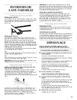 Preview for 33 page of KitchenAid KUDR01TJ Use And Care Manual