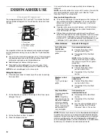 Preview for 12 page of KitchenAid KUDS01FL Use And Care Manual