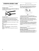 Preview for 18 page of KitchenAid KUDS01FL Use And Care Manual