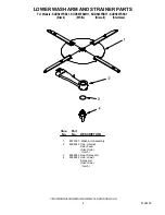 Предварительный просмотр 4 страницы KitchenAid KUDS03FSBL1 Parts List