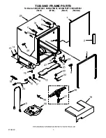 Preview for 7 page of KitchenAid KUDS03FSBL1 Parts List