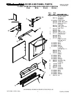 Preview for 1 page of KitchenAid KUDS03FSBL2 Parts List