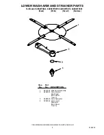 Preview for 4 page of KitchenAid KUDS03FSBL3 Parts List