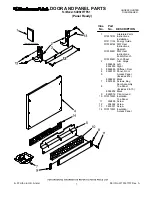 KitchenAid KUDS03FTPA1 Parts List preview