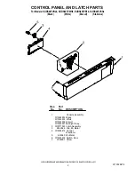 Preview for 2 page of KitchenAid KUDS40FVBL - 24" Dishwasher Door And Panel Parts