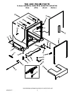 Предварительный просмотр 5 страницы KitchenAid KUDS40FVBL0 Parts List