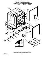 Preview for 5 page of KitchenAid KUDS50SVBL - Semi-Integrated Dishwasher With 5 Wash Cycles Door And Panel Parts