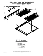 Предварительный просмотр 15 страницы KitchenAid KUDT03FTBL - Dishwasher w/ 5 Cycles Arch II FINTG ProScrub Parts List