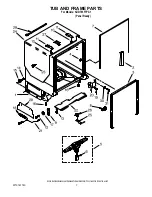 Preview for 7 page of KitchenAid KUDT03FTPA - 24 Inch Fully Integrated Dishwasher Parts List