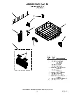 Preview for 14 page of KitchenAid KUDT03FTPA - 24 Inch Fully Integrated Dishwasher Parts List