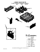 Preview for 15 page of KitchenAid KUDU03FTBL1 Parts List