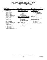 Preview for 16 page of KitchenAid KUDU03FTBL2 Parts List