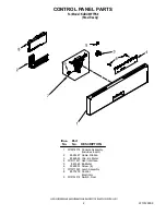 Preview for 2 page of KitchenAid KUDU03FTPA - Accepts Custom Panels ARCHITECT II U Series 24 Parts List