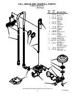 Preview for 6 page of KitchenAid KUDU03FTPA - Accepts Custom Panels ARCHITECT II U Series 24 Parts List