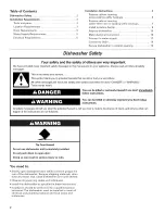 Preview for 2 page of KitchenAid KUDW03CTBL2 Installation Manual