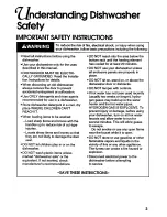 Preview for 3 page of KitchenAid KUDX23HB Use And Care Manual